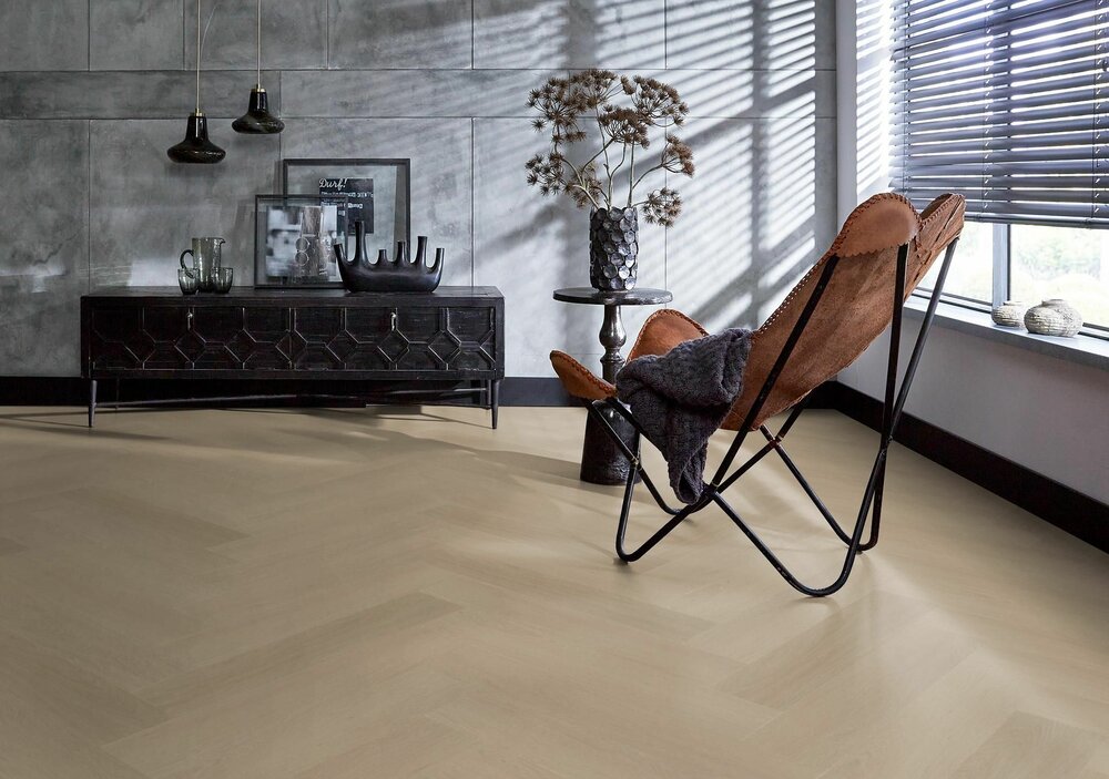YUP Fulham herringbone click SRC smoky