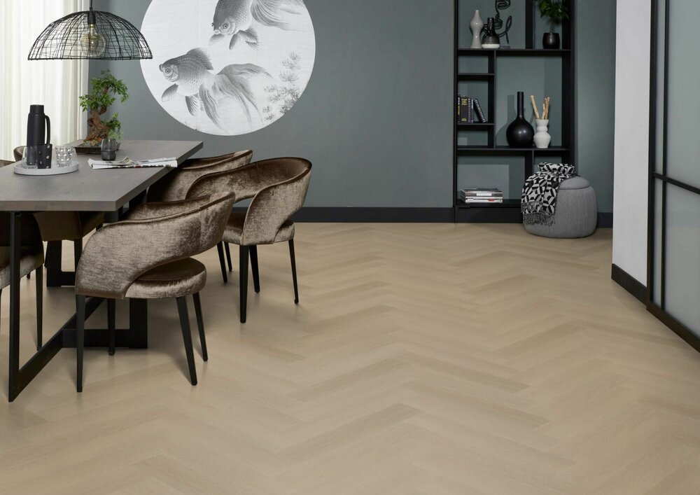 YUP Fulham herringbone click SRC smoky