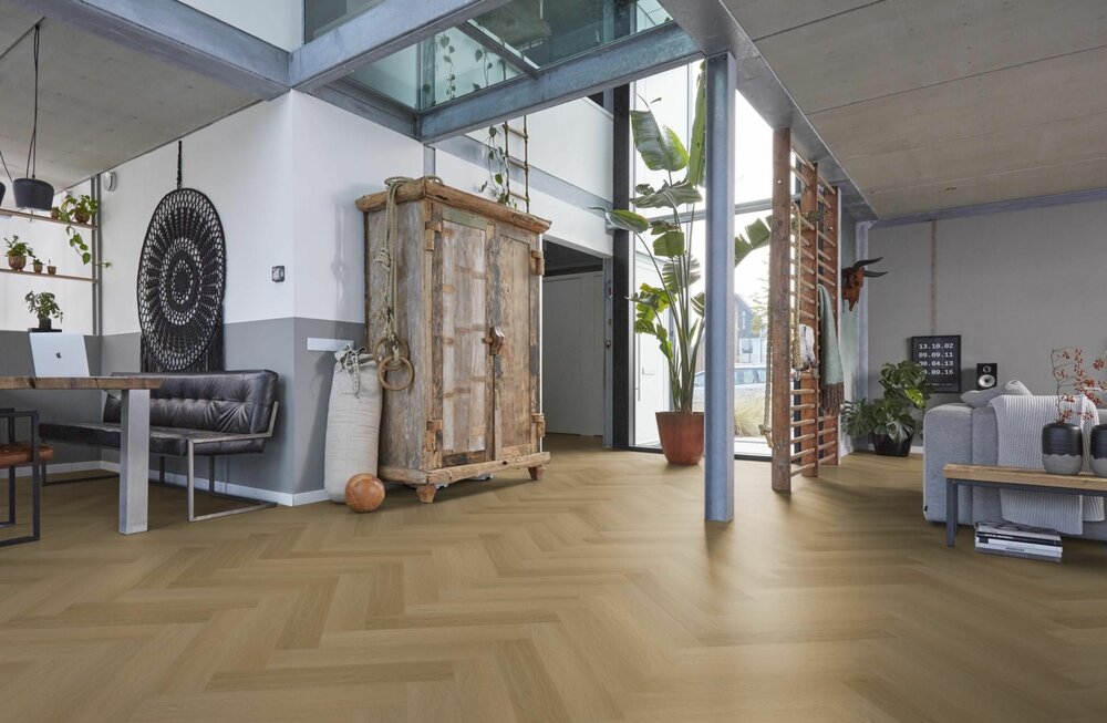 YUP Fulham herringbone click SRC warm oak