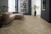 YUP herringbone click SRC light brown