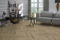 YUP herringbone click SRC light brown