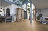YUP Fulham herringbone dryback dark oak