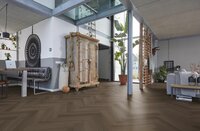YUP Fulham herringbone click SRC brown