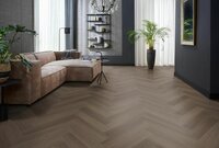 YUP Fulham herringbone click SRC brown