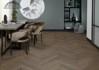 YUP Fulham herringbone click SRC brown