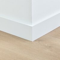 Folieplint amsterdam wit 90x15